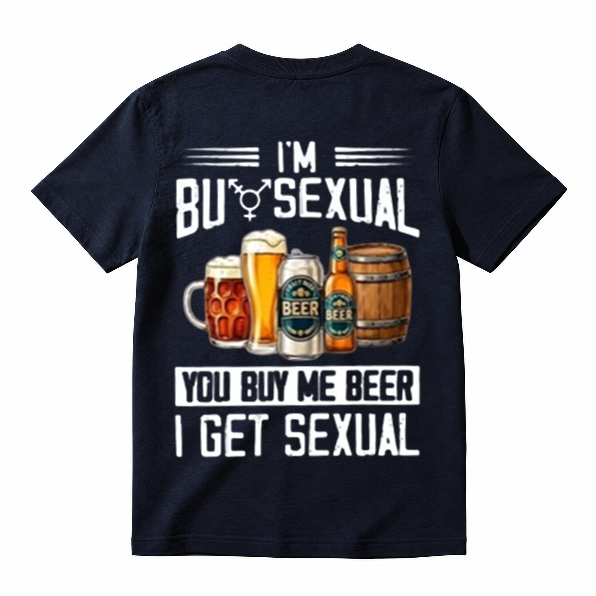 Novelty Humor Beer Lover T‑Shirt, Funny Drinking Quote Unisex Casual Tee