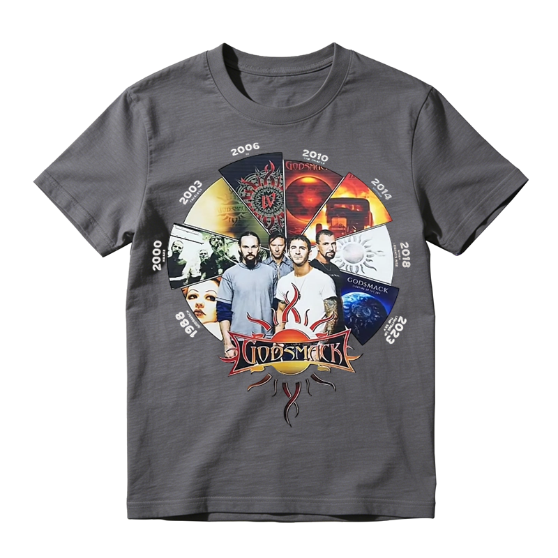 Godsmack Evolution Tour Vintage Graphic T-Shirt