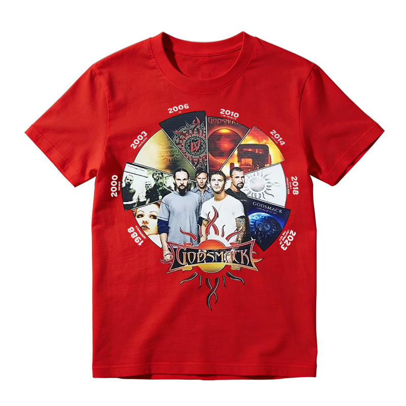 Godsmack Evolution Tour Vintage Graphic T-Shirt