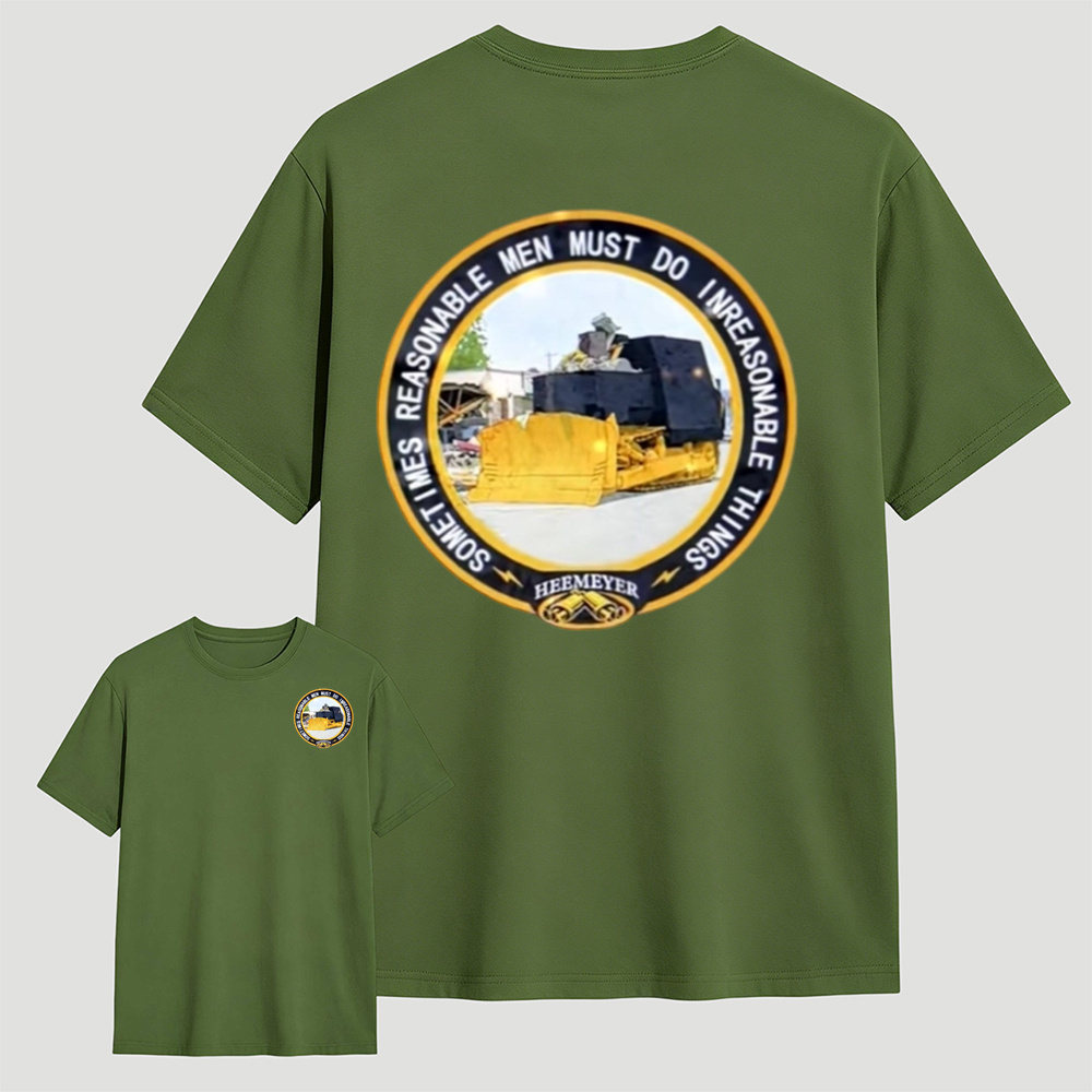 Vintage Bulldozer Graphic T-Shirt – Retro Workwear Streetwear Tee