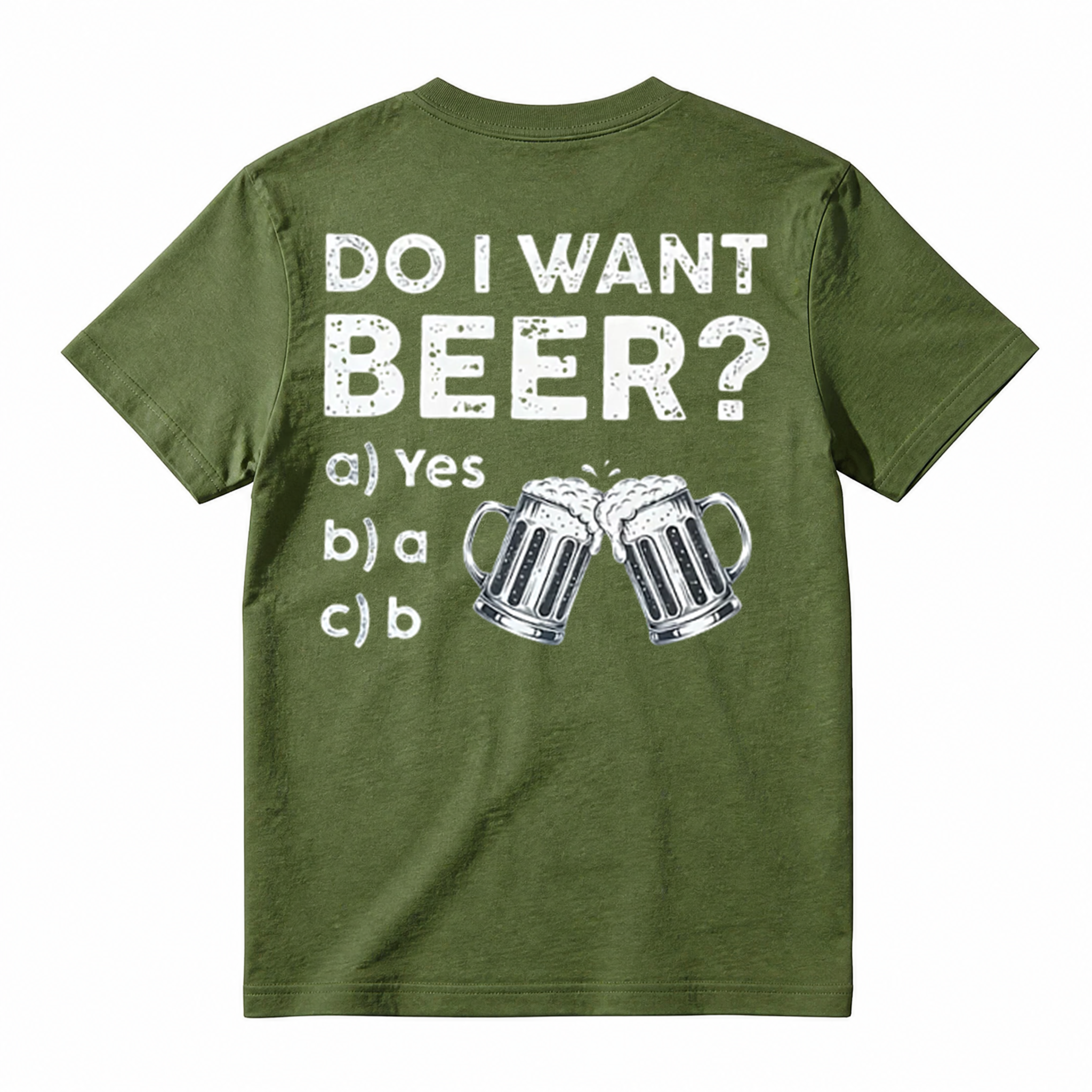 Do I Want Beer Funny Drinking T‑Shirt Beer Lover Humor Gift Tee