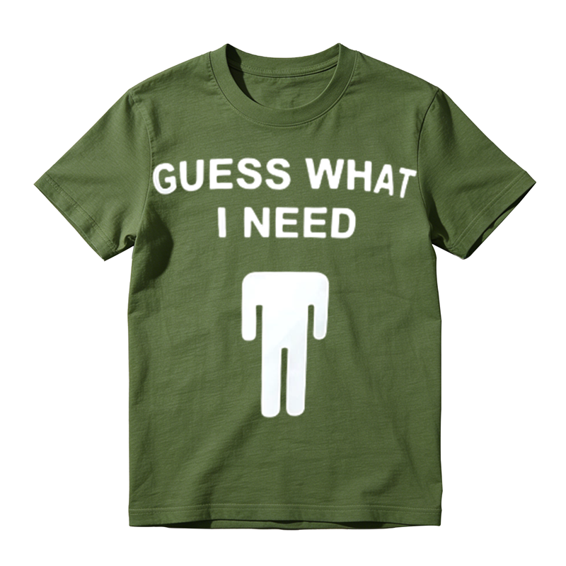 Funny Guess What I Need Silhouette Meme Shirt, Joke Graphic Tshirt