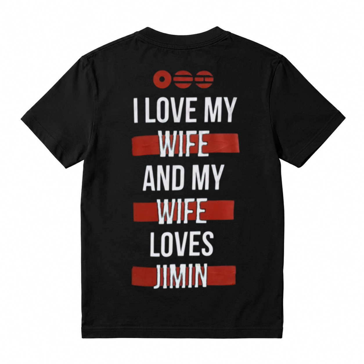 Funny Husband T-Shirt | I Love My Wife And My Wife Loves Jimin Graphic Tee