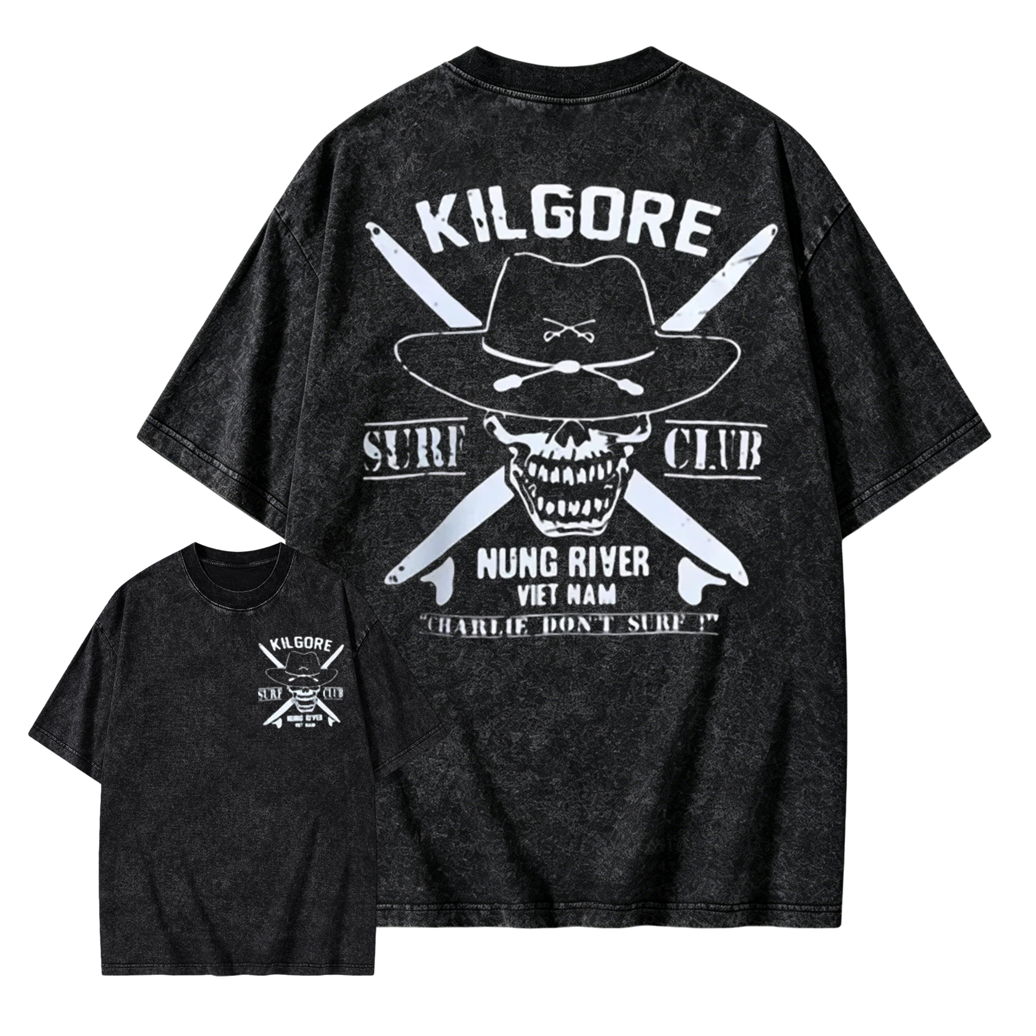 Kilgore Surf Club Nung River Vietnam Washed T-shirt