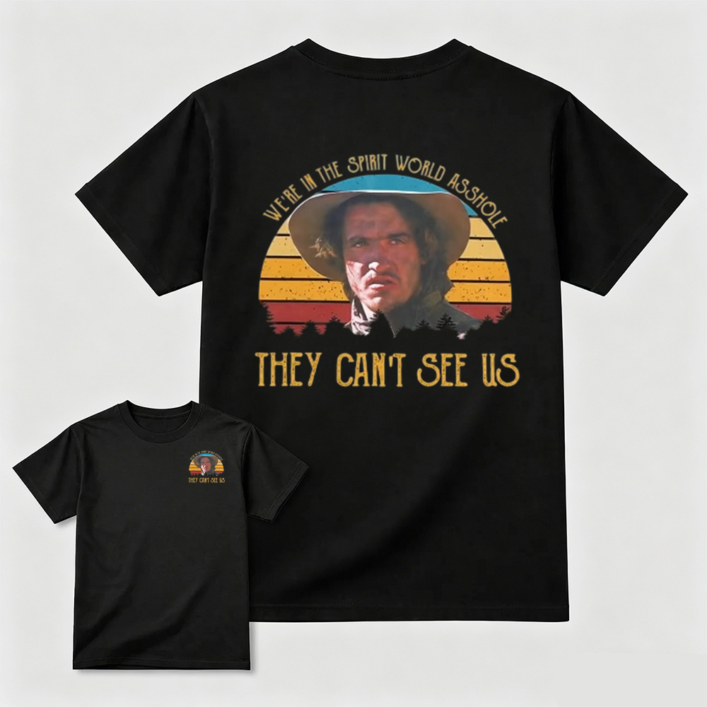 Retro Sunset Wilderness Quote Graphic T‑Shirt