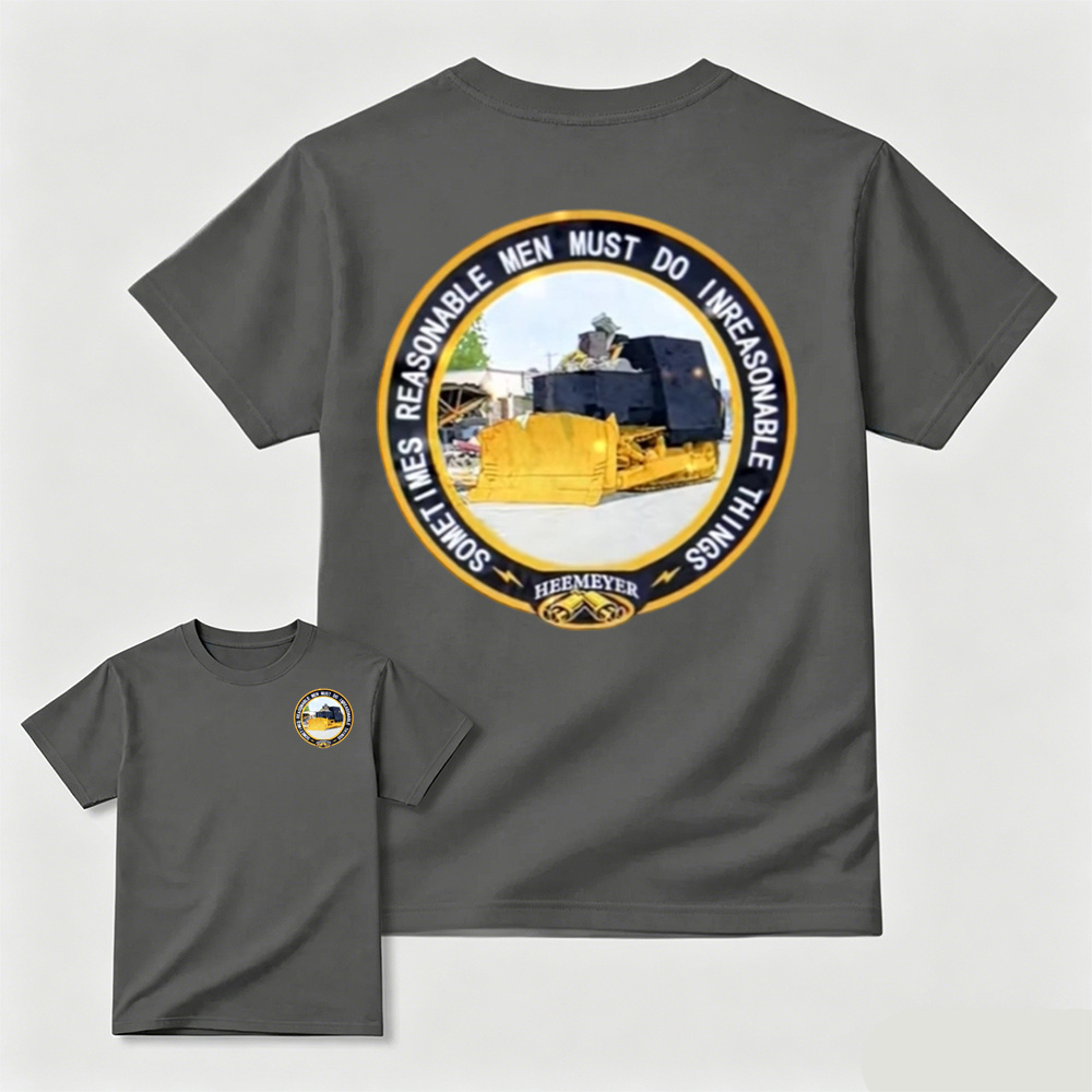 Vintage Bulldozer Graphic T-Shirt – Retro Workwear Streetwear Tee