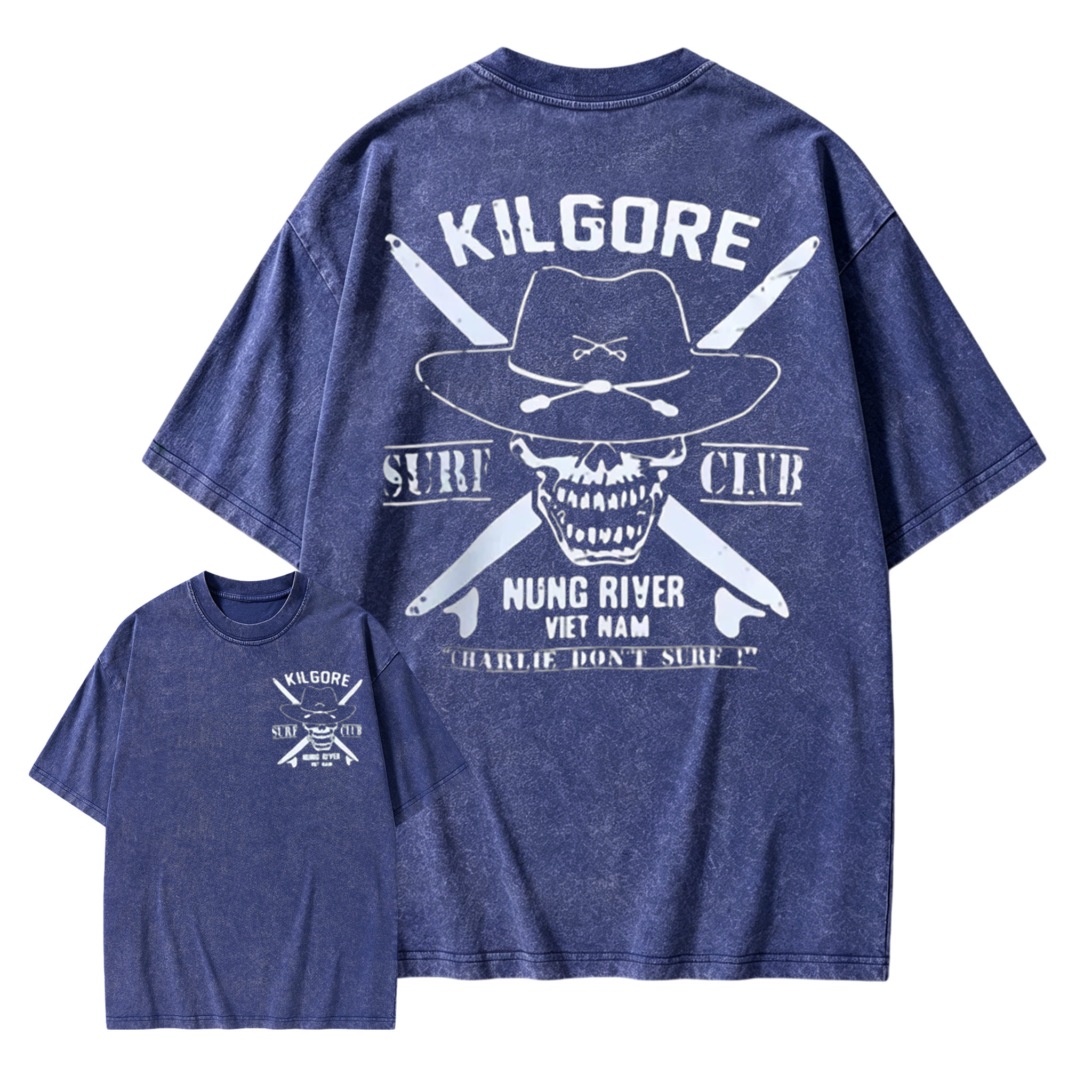 Kilgore Surf Club Nung River Vietnam Washed T-shirt