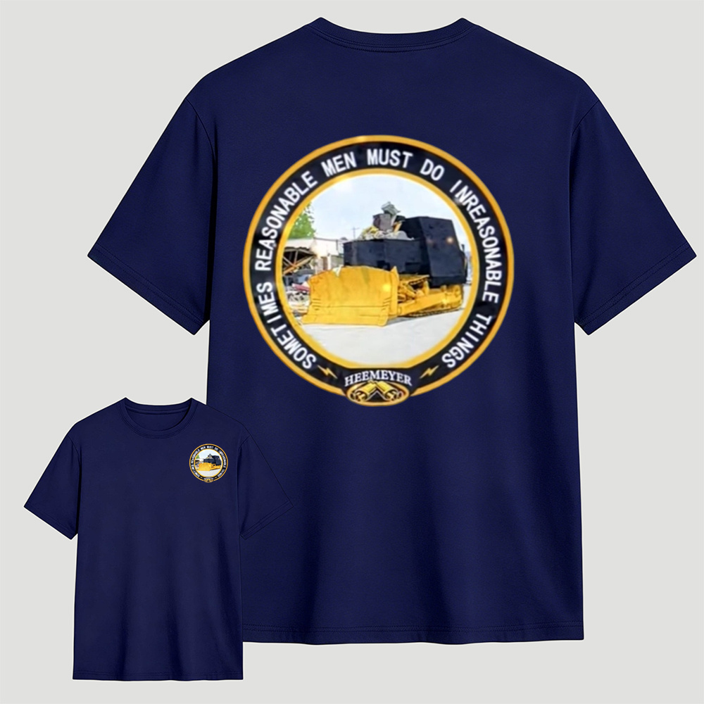 Vintage Bulldozer Graphic T-Shirt – Retro Workwear Streetwear Tee