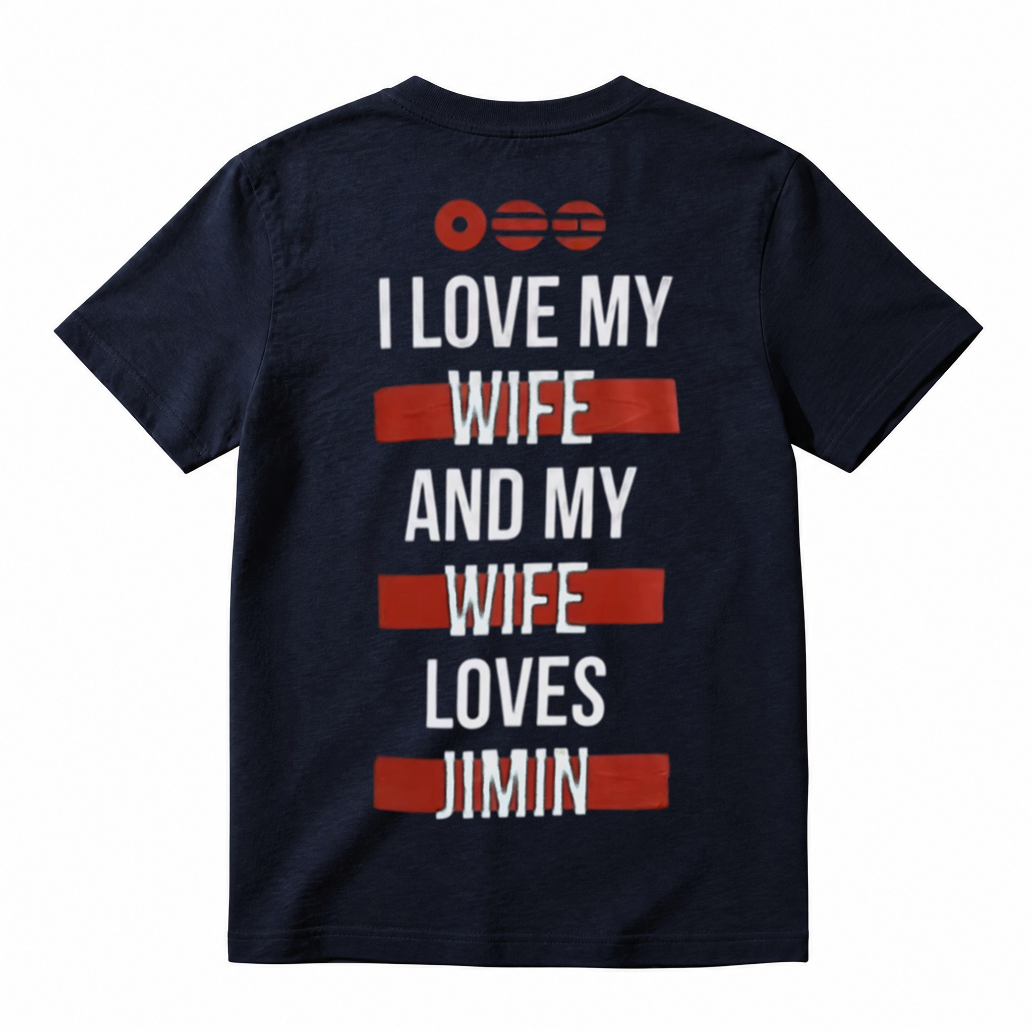 Funny Husband T-Shirt | I Love My Wife And My Wife Loves Jimin Graphic Tee