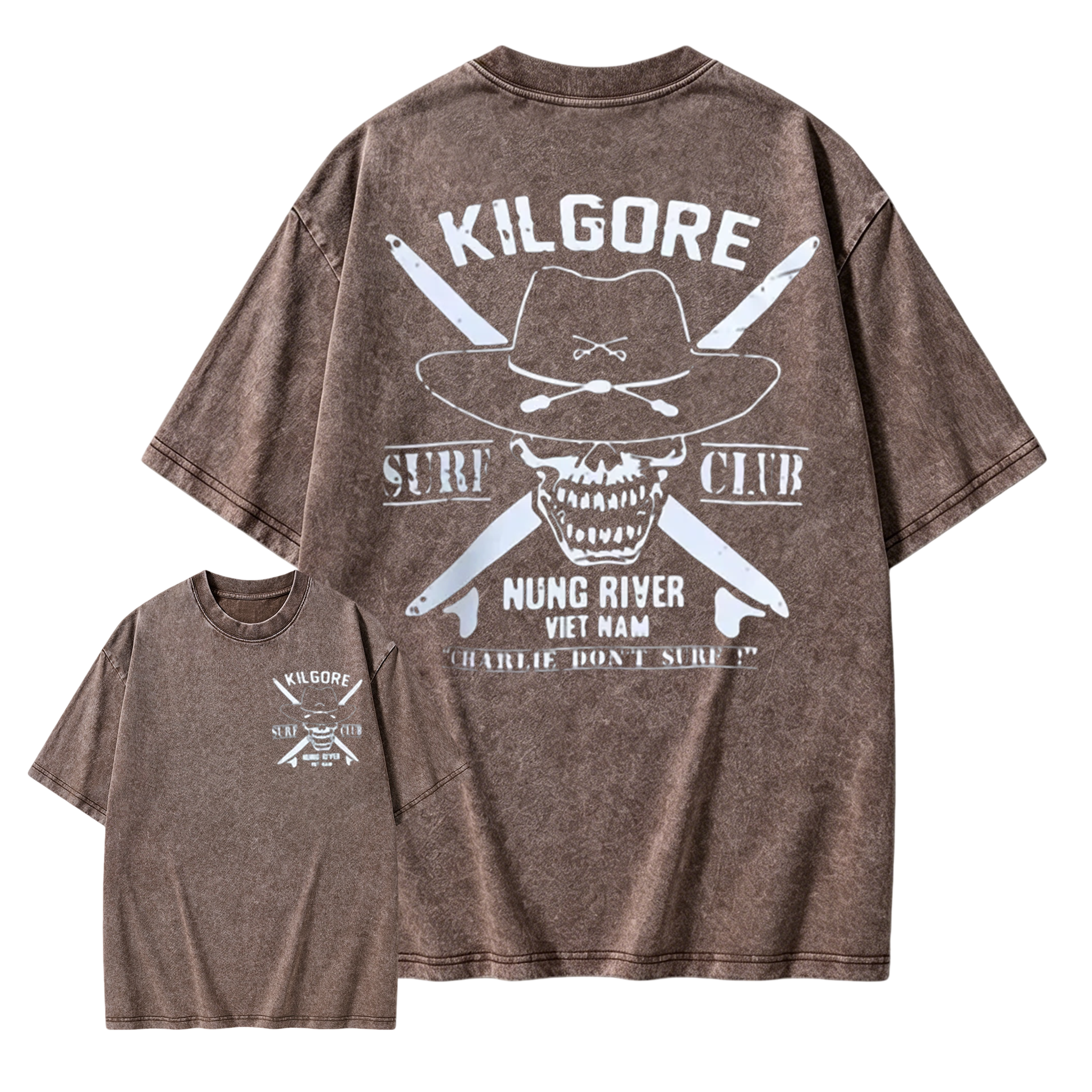 Kilgore Surf Club Nung River Vietnam Washed T-shirt