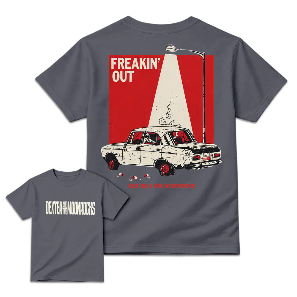 Dexter and The Moonrocks Freakin’ Out T-Shirt, Vintage Indie Rock Band Graphic Tee