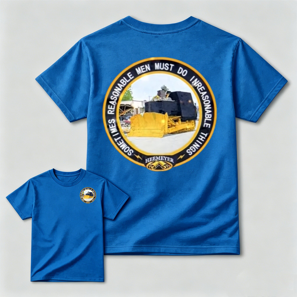 Vintage Bulldozer Graphic T-Shirt – Retro Workwear Streetwear Tee