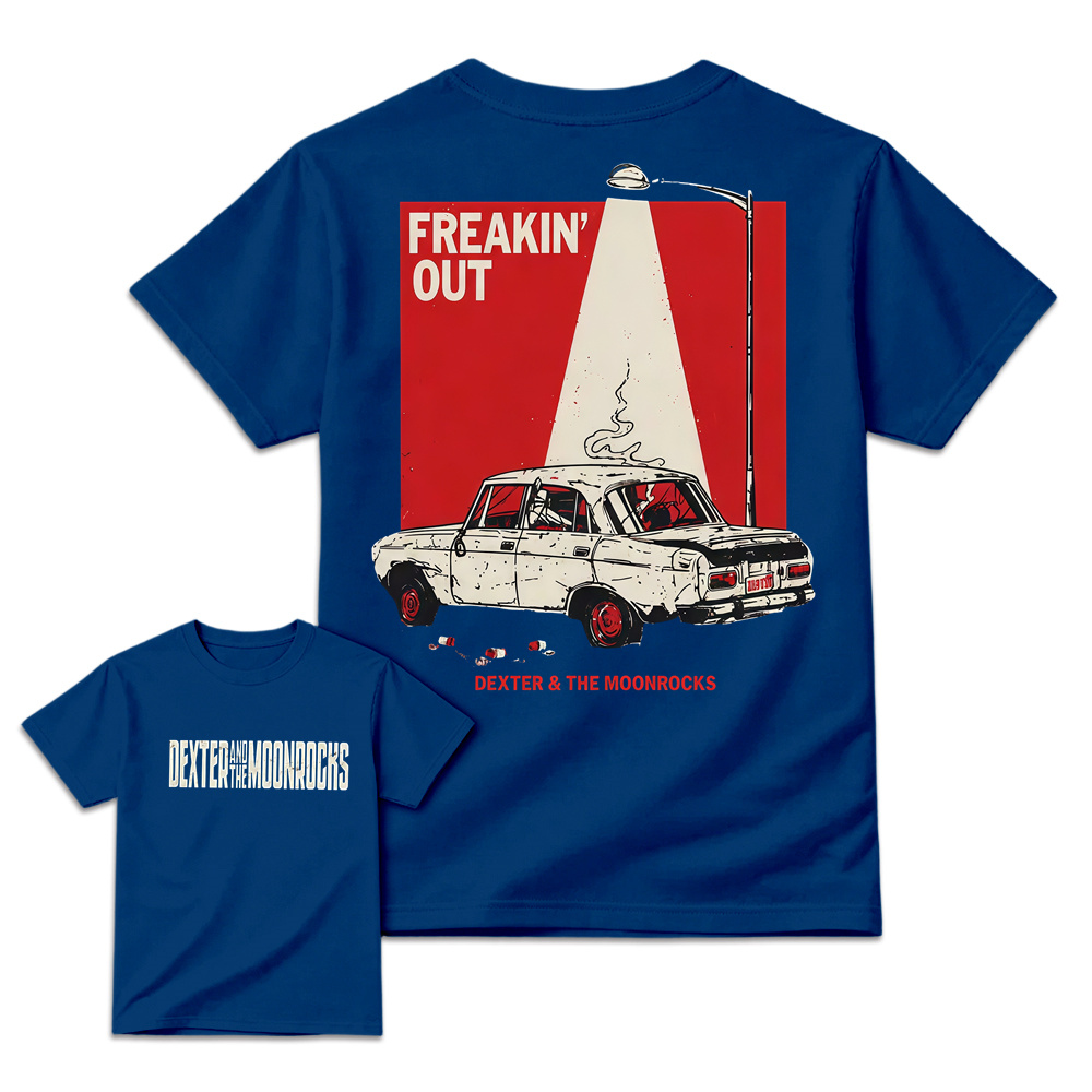 Dexter and The Moonrocks Freakin’ Out T-Shirt, Vintage Indie Rock Band Graphic Tee