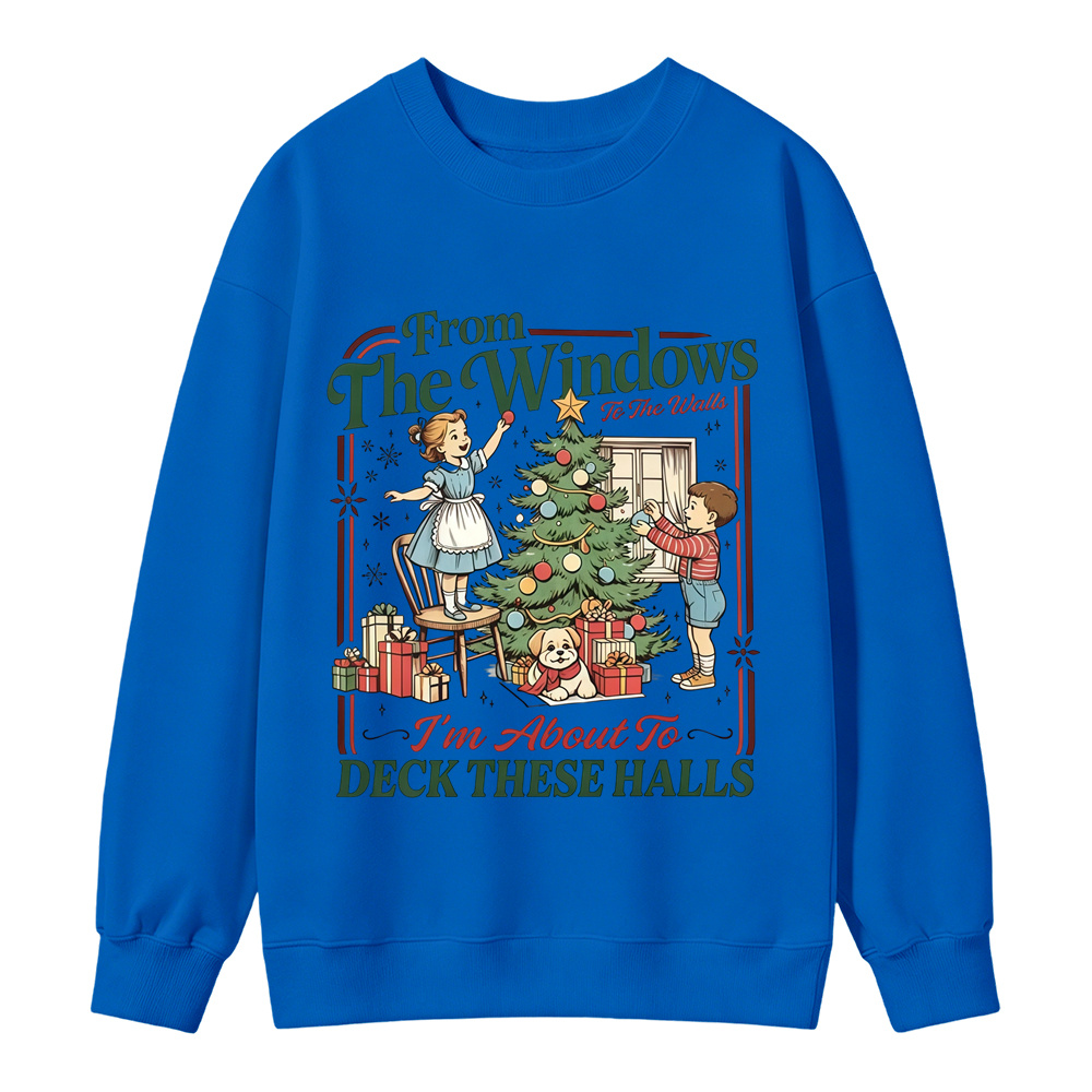 [Copy]Cartoon Musicians Playing Guitars Graphic Sweatshirt