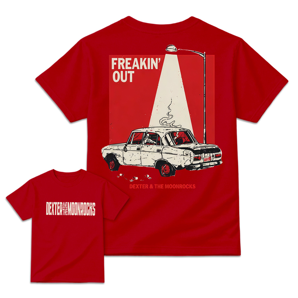 Dexter and The Moonrocks Freakin’ Out T-Shirt, Vintage Indie Rock Band Graphic Tee