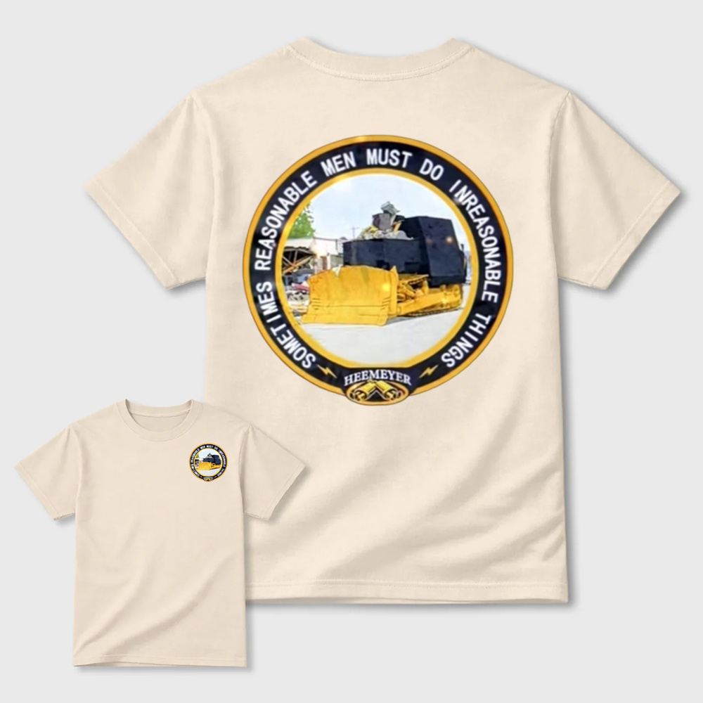 Vintage Bulldozer Graphic T-Shirt – Retro Workwear Streetwear Tee