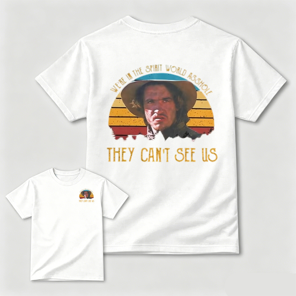 Retro Sunset Wilderness Quote Graphic T‑Shirt