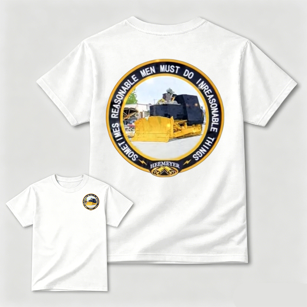 Vintage Bulldozer Graphic T-Shirt – Retro Workwear Streetwear Tee