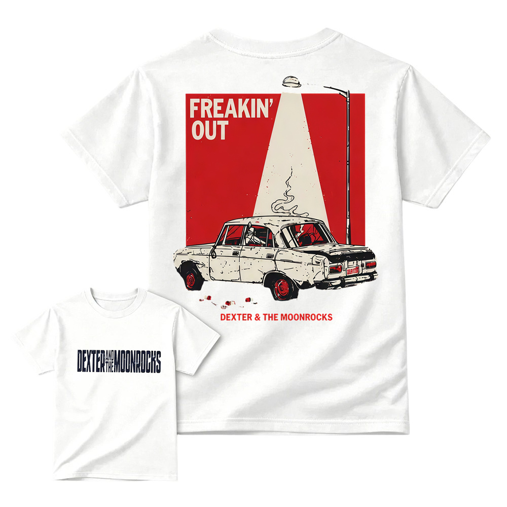 Dexter and The Moonrocks Freakin’ Out T-Shirt, Vintage Indie Rock Band Graphic Tee
