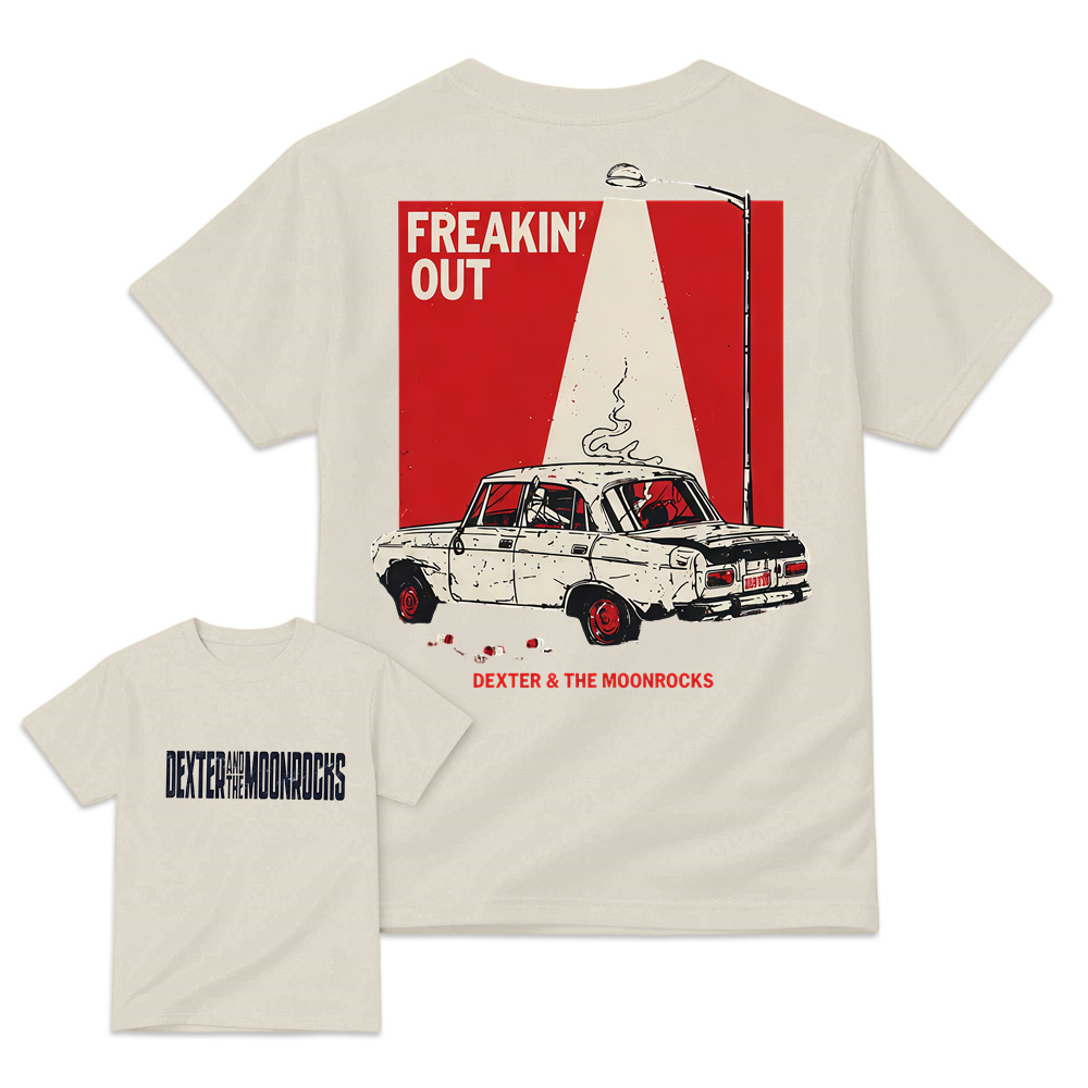 Dexter and The Moonrocks Freakin’ Out T-Shirt, Vintage Indie Rock Band Graphic Tee