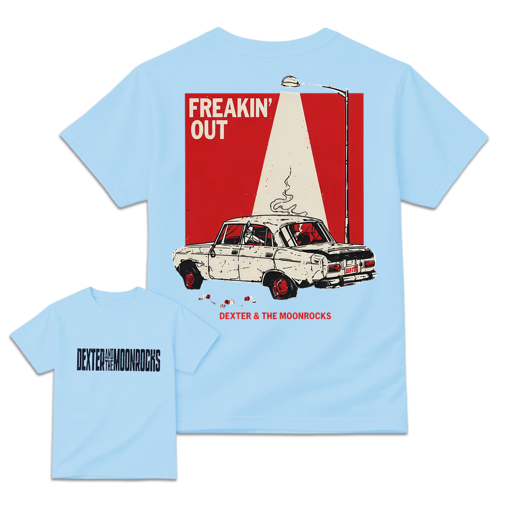 Dexter and The Moonrocks Freakin’ Out T-Shirt, Vintage Indie Rock Band Graphic Tee