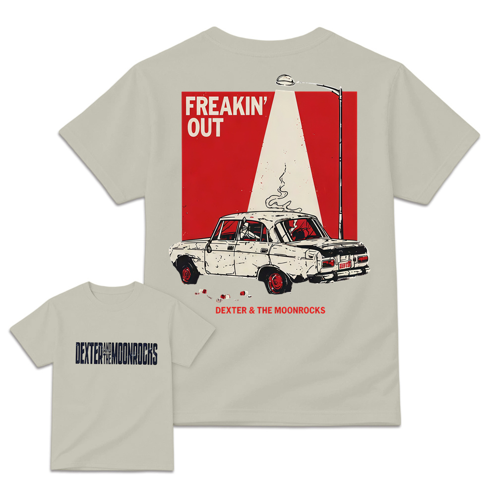 Dexter and The Moonrocks Freakin’ Out T-Shirt, Vintage Indie Rock Band Graphic Tee