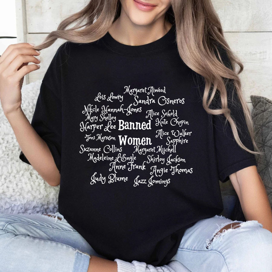Wardrobecart Banned Women Names List Print Tshirt