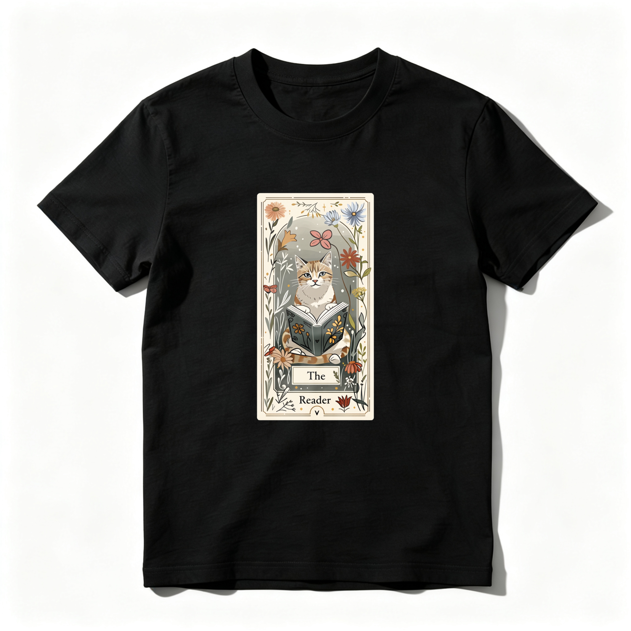 Wardrobecart The Reader Tarot Card Design Tshirt