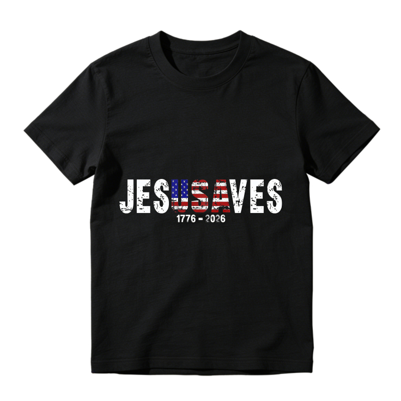 Jesus Saves Usa Flag 1776 2016 T-shirt