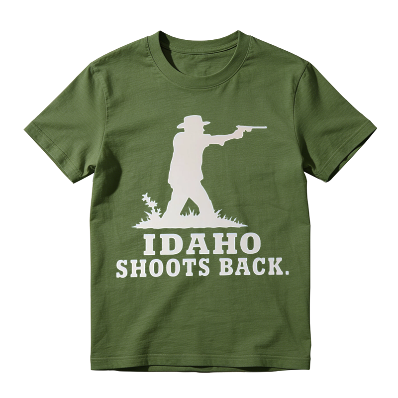 Idaho Shoots Back Vintage Western Graphic T-Shirt