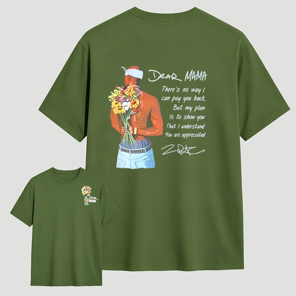Dear Mama Graphic T-Shirt – Floral Vintage Cotton Tee