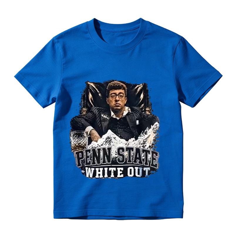Penn State White Out Fan Graphic T‑Shirt, Sports Game Day Tee