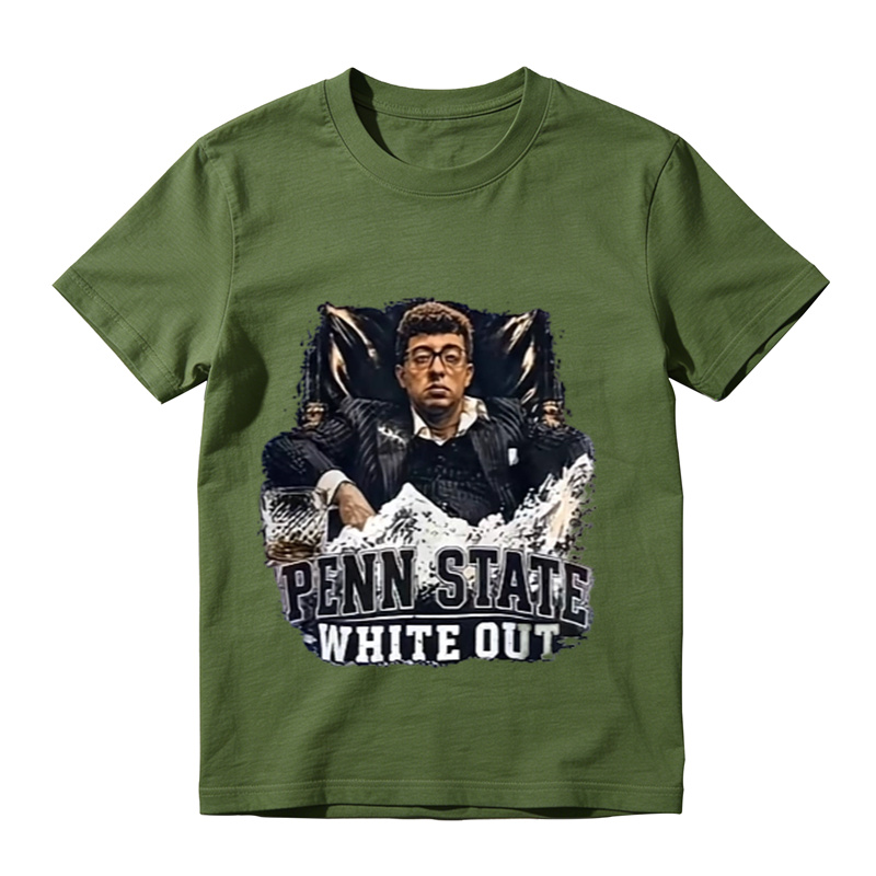 Penn State White Out Fan Graphic T‑Shirt, Sports Game Day Tee