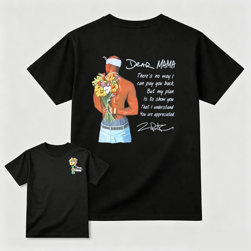 Dear Mama Graphic T-Shirt – Floral Vintage Cotton Tee