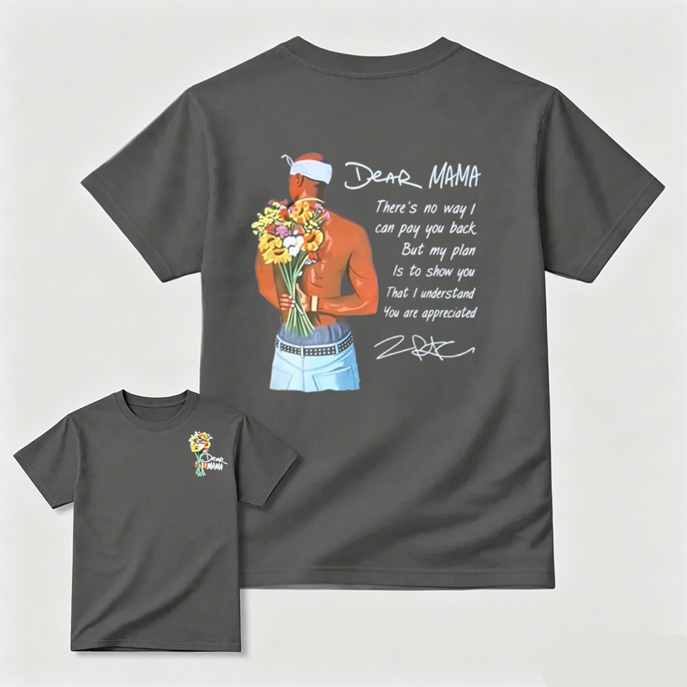 Dear Mama Graphic T-Shirt – Floral Vintage Cotton Tee