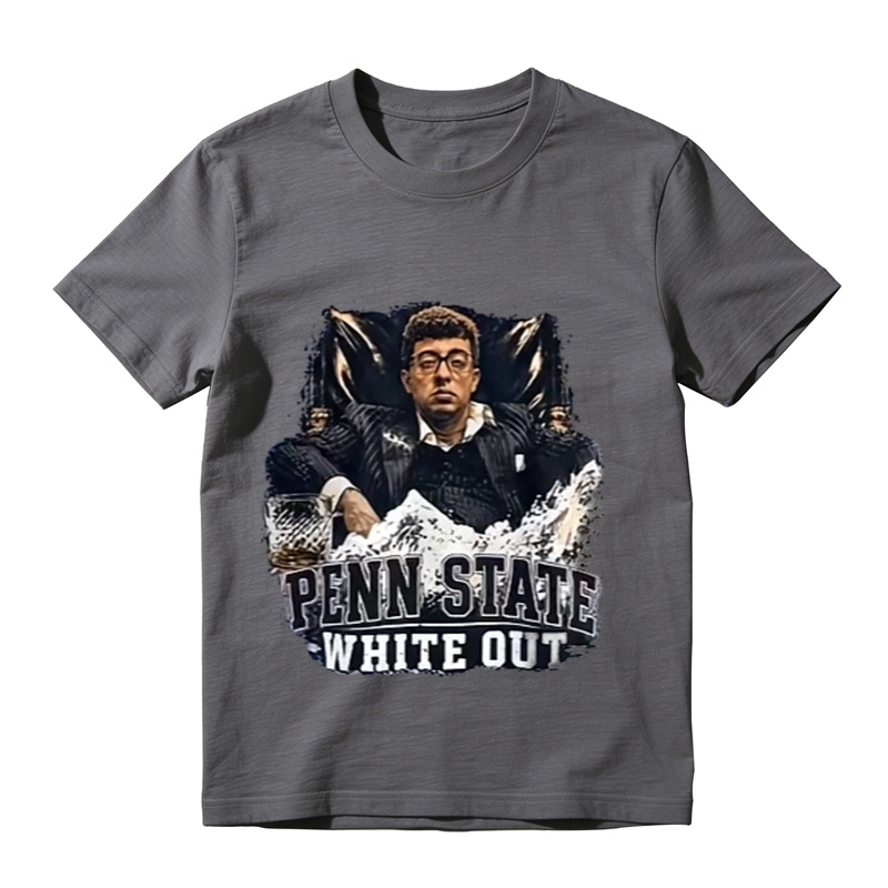 Penn State White Out Fan Graphic T‑Shirt, Sports Game Day Tee