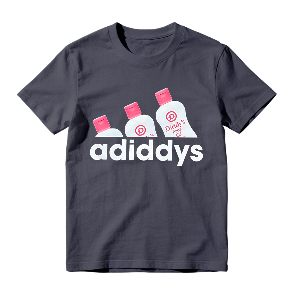 Retro Cute Oil Bottle Art Graphic Tee Unisex Funny Daily Casual T-Shirt