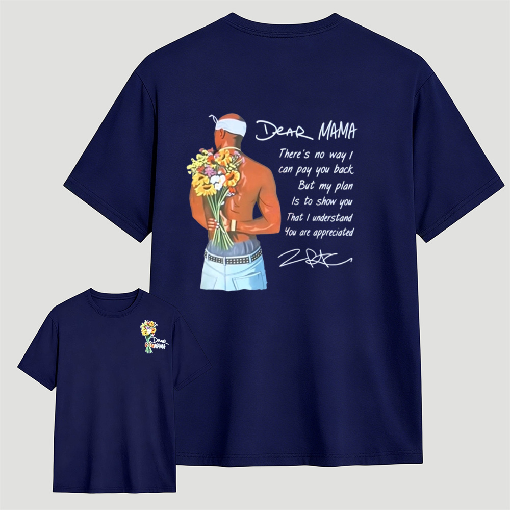 Dear Mama Graphic T-Shirt – Floral Vintage Cotton Tee