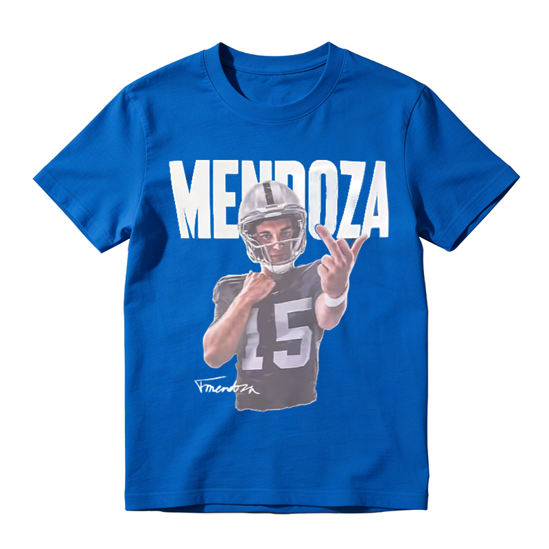 Sports Portrait Graphic Tee, Retro Football Fan Casual Printed T‑Shirt