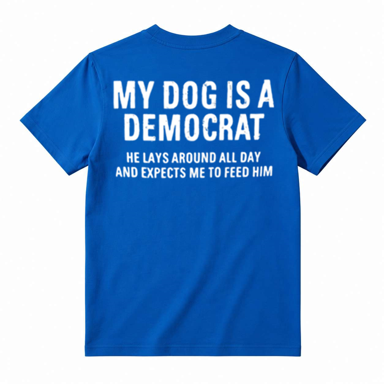 Novelty Conservative Humor T‑Shirt, Funny Political Dog Quote Unisex Casual Graphic Tee