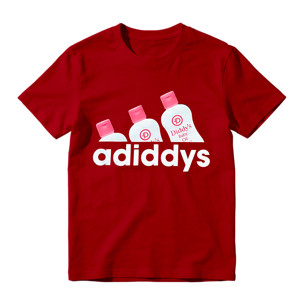 Retro Cute Oil Bottle Art Graphic Tee Unisex Funny Daily Casual T-Shirt