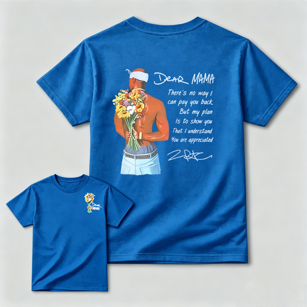 Dear Mama Graphic T-Shirt – Floral Vintage Cotton Tee