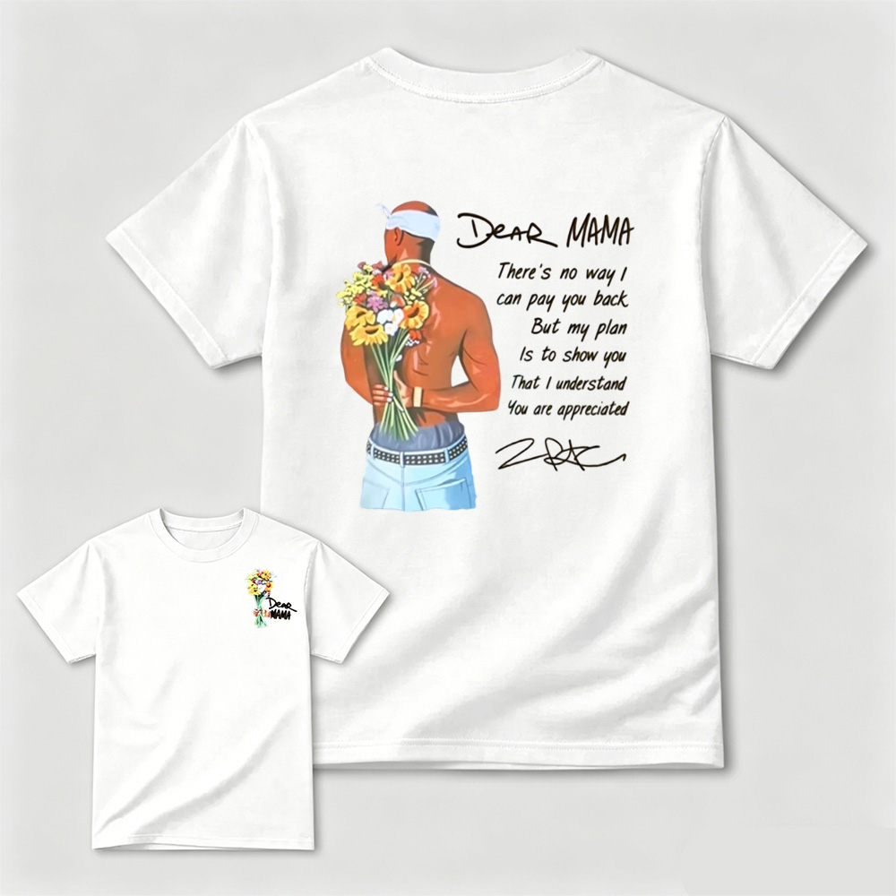 Dear Mama Graphic T-Shirt – Floral Vintage Cotton Tee