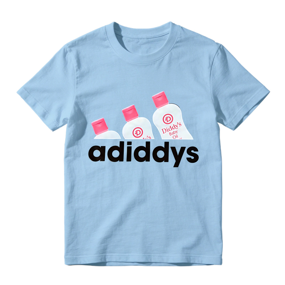 Retro Cute Oil Bottle Art Graphic Tee Unisex Funny Daily Casual T-Shirt