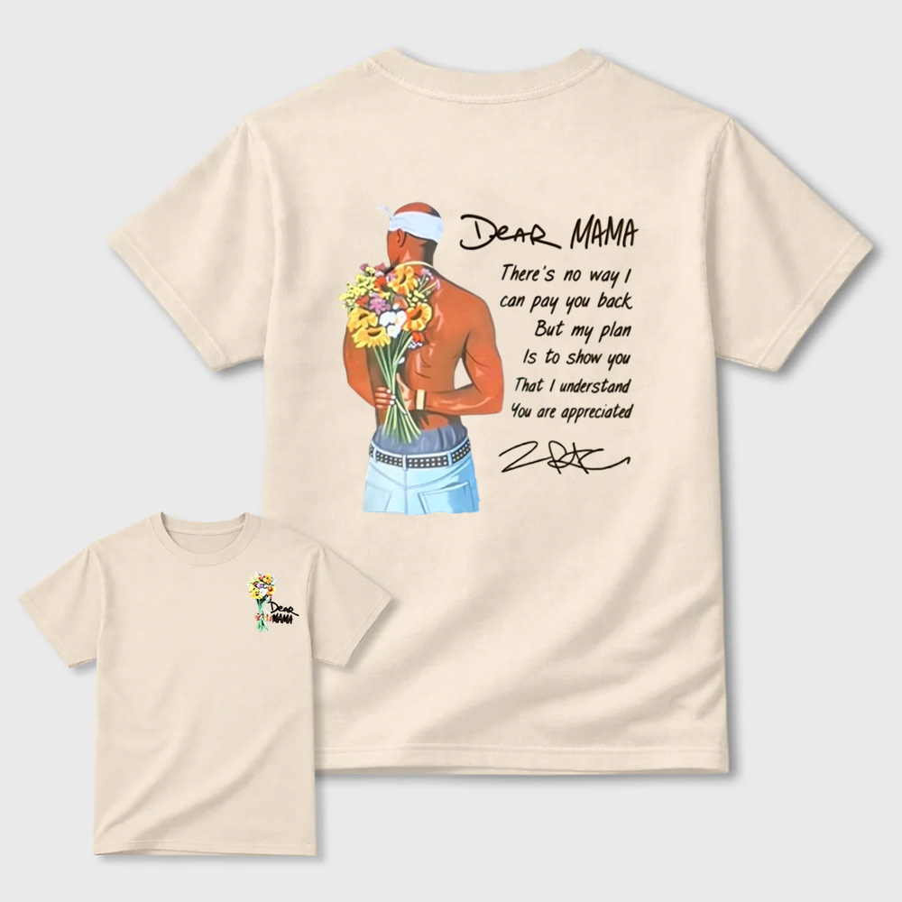Dear Mama Graphic T-Shirt – Floral Vintage Cotton Tee