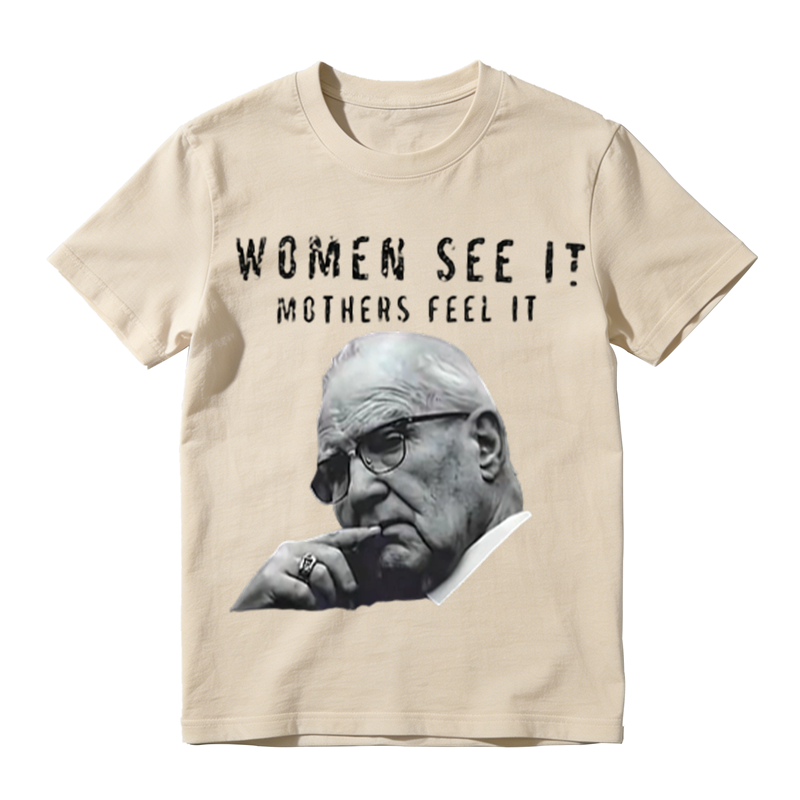 Women See It Mothers Feel It Political Portrait Graphic T‑Shirt