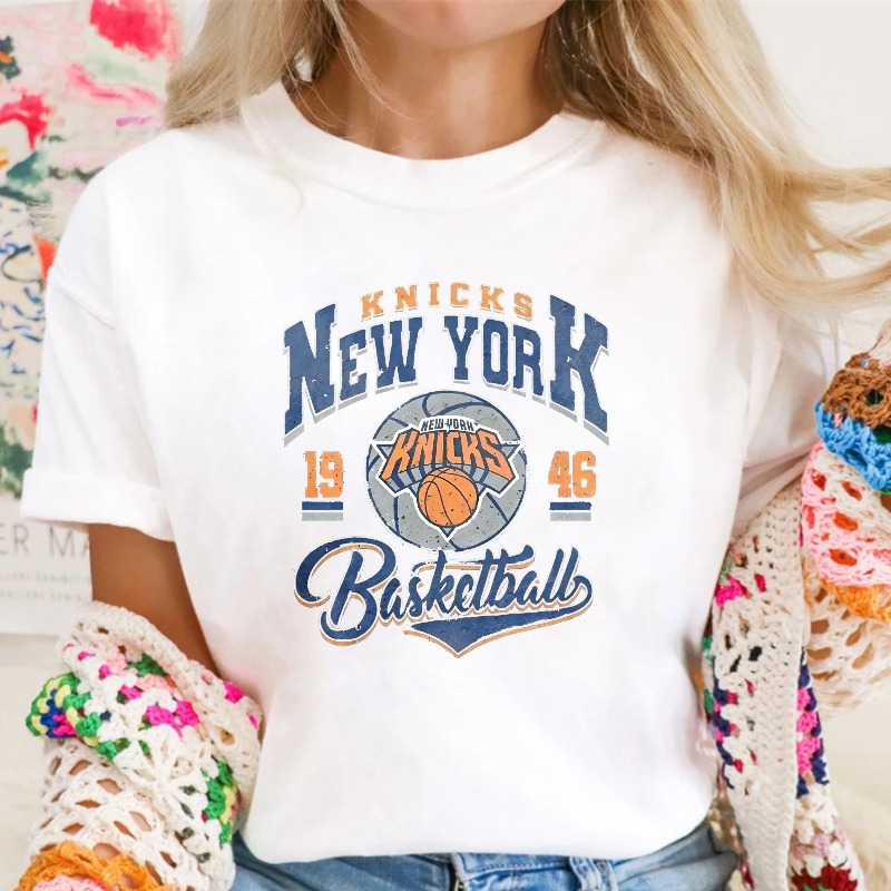 New York Knicks Basketball Team Logo T-shirt