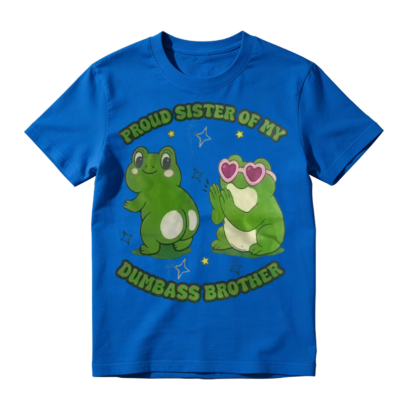 Proud Sister Frog Graphic T-Shirt