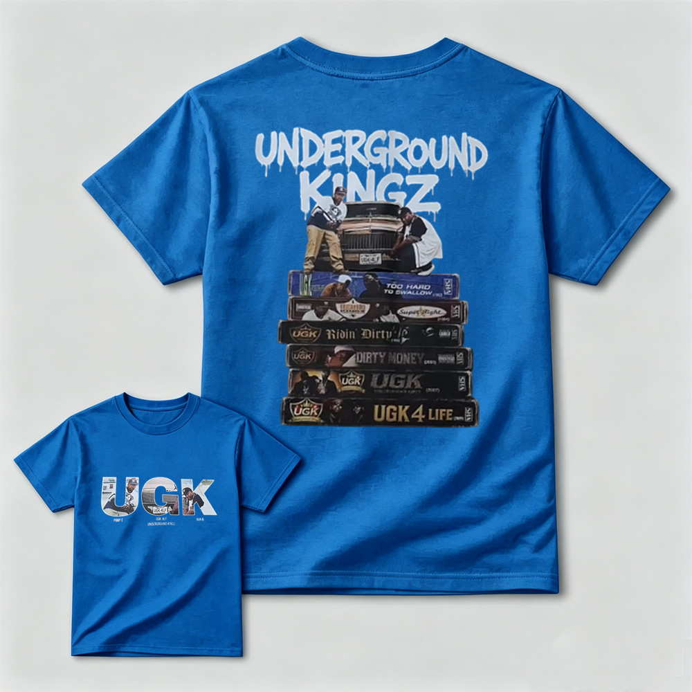 Underground Kingz Graphic T-Shirt – Urban Hip Hop Streetwear Vintage Tee