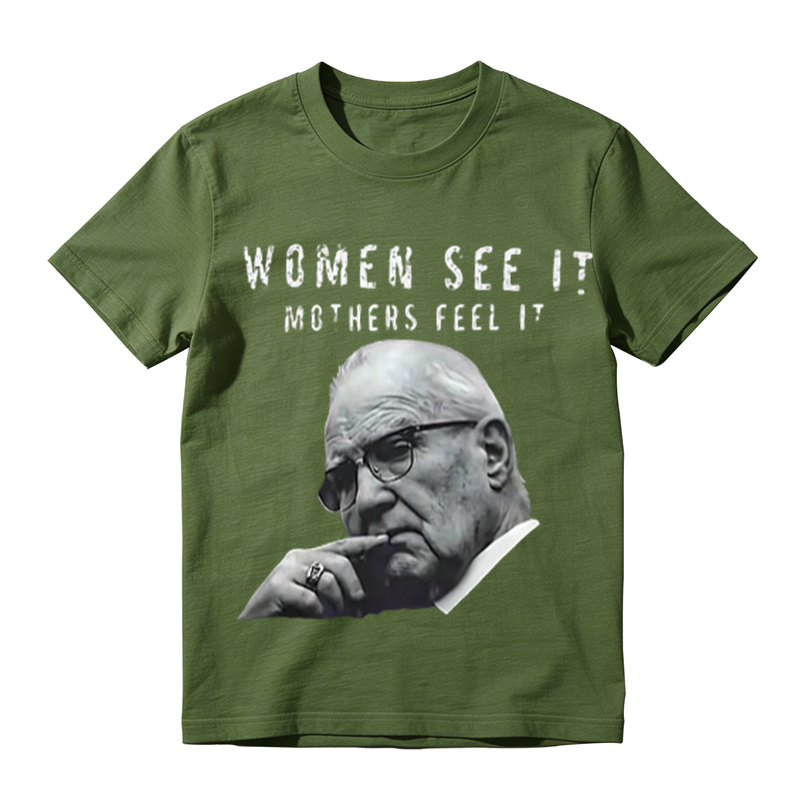 Women See It Mothers Feel It Political Portrait Graphic T‑Shirt